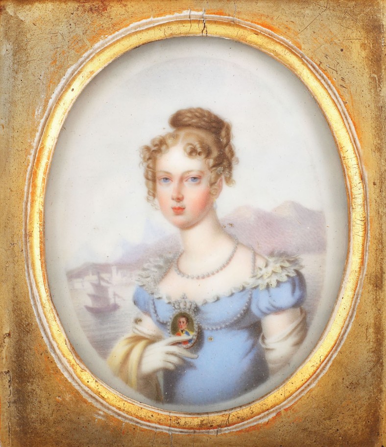 portretul-mariei-leopoldina-de-austria-sora-mariei-louise-bonapartescoala-central-europeana