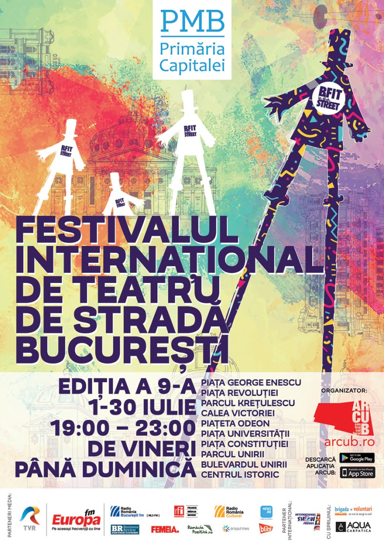 Festivalul International de Teatru de Strada B-fit in the Street_Afis