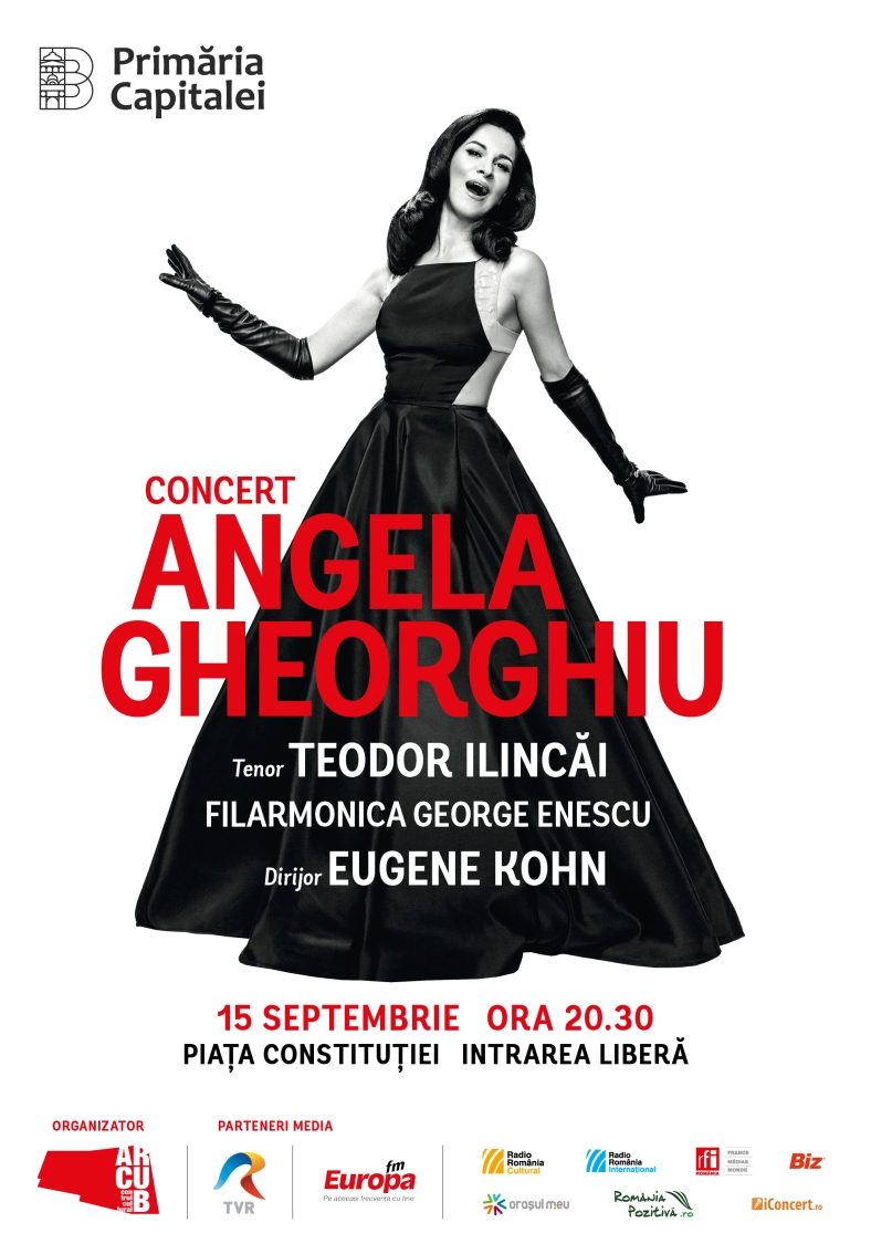 Afis Concert Extraordinar Angela Gheorghiu 15 septembrie