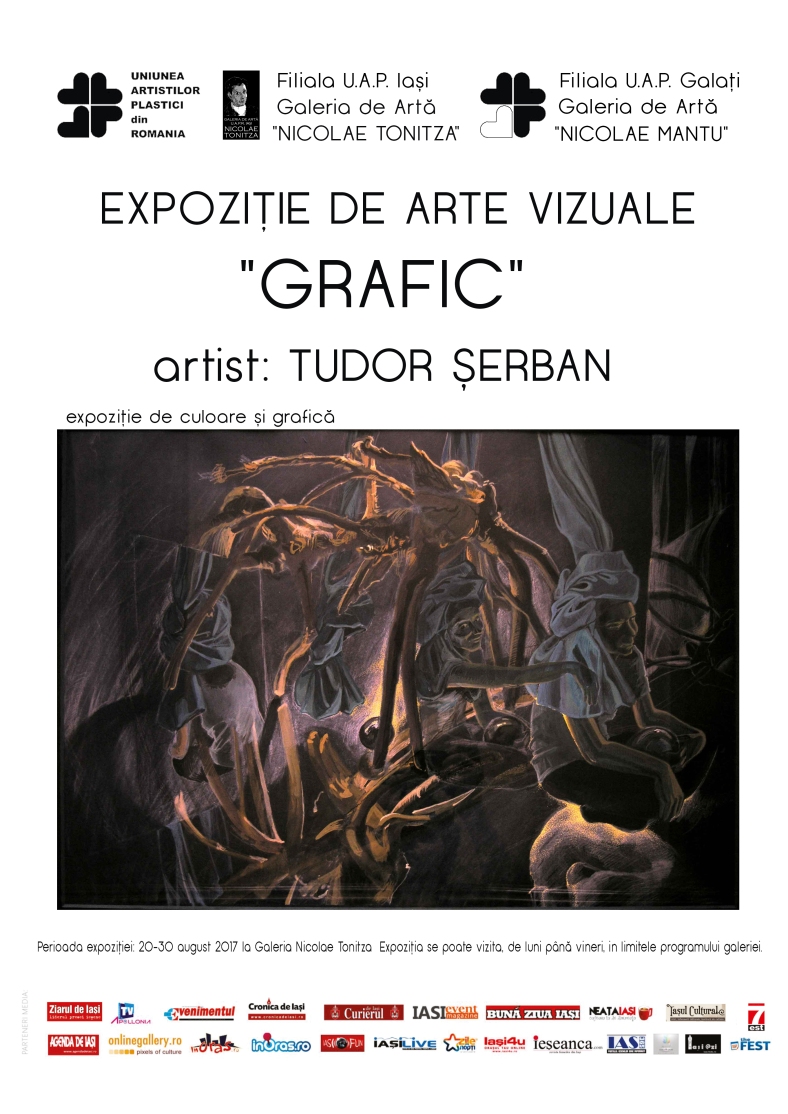 Afis Expozitie Grafic Tudor Serban Afis