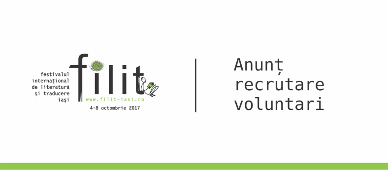 Anunt recrutari voluntari FILIT 2017