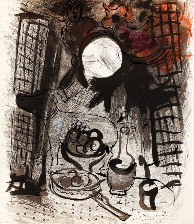 Marc Chagall, Natura statica în brun