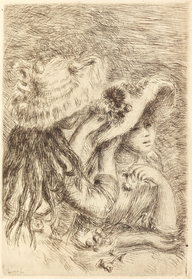Pierre Auguste Renoir, Acul de palarie