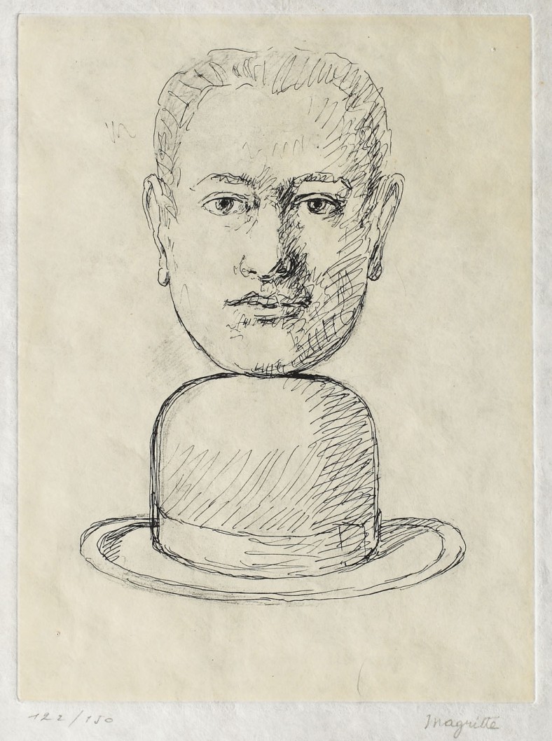 Rene Magritte, Homme au Chapeau Melon